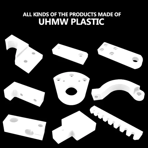 Miniatura 6 de Bloque de Golpeo UHMW Polietileno de Ultra Alto Peso Molecular Bloques de Plástico Sólido Rectangulares para Mecanizado Mejoras del Hogar Proyectos