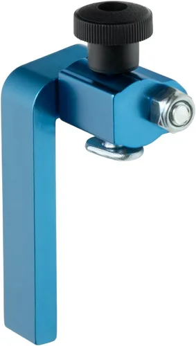 POWERTEC Tope abatible para valla de 3 pulgadas para sierra de mesa, sierra ingletadora y prensa de taladro, accesorios de riel en T para