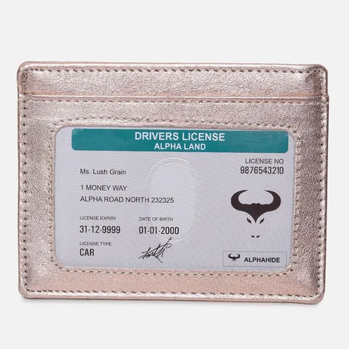 Miniatura 4 de Tarjetero de cuero genuino para hombres y mujeres, bolso minimalista para tarjetas, carteras para hombre, diseño ultrafino, ideal para viajes