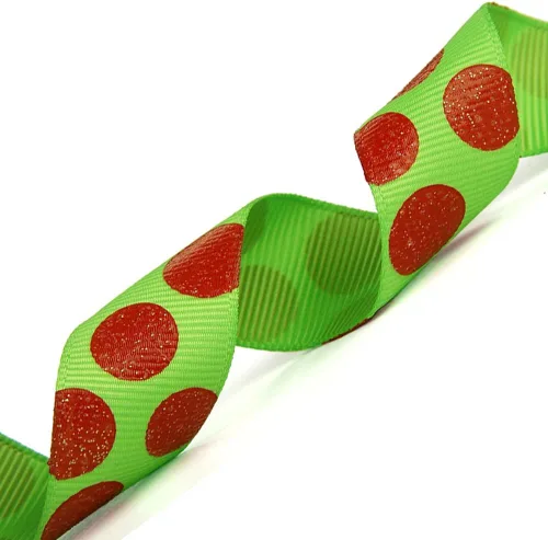 Miniatura 9 de Morex Ribbon Sugar Dots - Cinta de grogrén con purpurina, 7/8 pulgadas por 20 yardas, aguamarina/lavanda (98805/20-612)