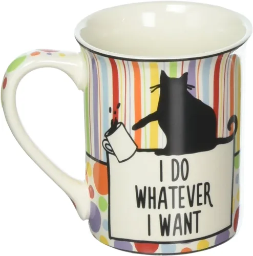 Miniatura 8 de Taza de gres Our Name is Mud "Catffeine", 16 oz.