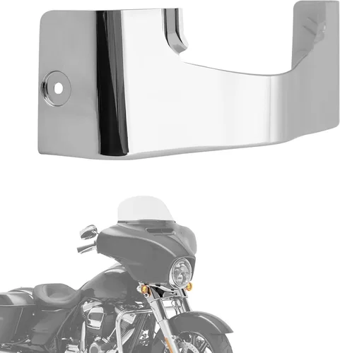 Miniatura 9 de TCT-MOTORPARTS Falda de carenado exterior cromada para Harley Road Glide FLTRX 2015-2023 2022 2021 Cromado