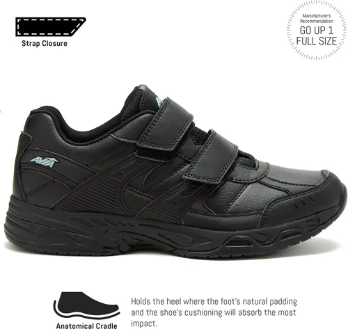 Miniatura 2 de Avia Avi-Union II - Zapatos antideslizantes con correa para mujer cómodos zapatos de seguridad para el trabajo enfermería restaurantes y caminar