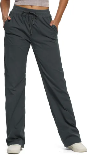 Miniatura 11 de SEVEGO Pantalones de entrepierna alta para mujeres de 76,2 cm/81,28 cm/86,36 cm/91,44 cm, ligeros para estudio de baile, con arrugues, pantalones