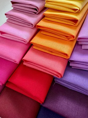 Miniatura 7 de Paquete de tela de algodón de color sólido, 50 cuadrados precortados (8 x 8 x 8 pulgadas), 100% algodón, 120 GSM, fabricado en Türkiye