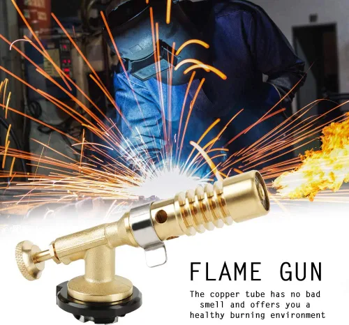 Miniatura 4 de Antorcha de cocina BBQ Llama Camping Profesional Portátil Latón Cocina Cocina Gas Butano Antorcha Culinaria Soldadura BBQ Pistola de llama Kit