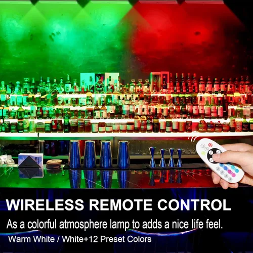Miniatura 8 de Diomart Luces para debajo del gabinete, luz recargable con sensor de movimiento, luces nocturnas para interiores, 58 LED inalámbricas bajo