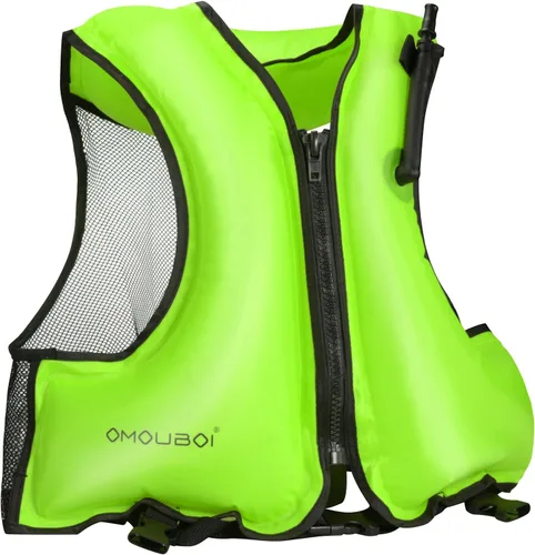 Miniatura 9 de Chaleco de esnórquel para adultos, chaleco inflable de esnórquel, chaquetas de natación, chaquetas flotantes inflables de seguridad