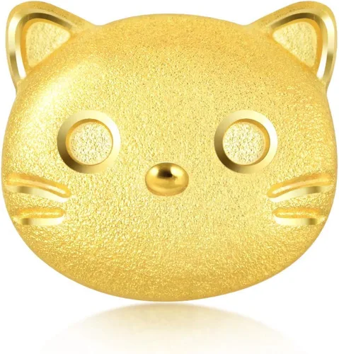 Miniatura 2 de Chow Sang Sang 9999 - Aretes de oro macizo de 24 quilates 91938E se venden solos no pares