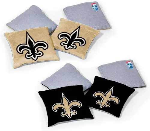 Miniatura 18 de Wild Sports - Bolsas de frijoles de doble cara de fútbol americano profesional de la NFL, 8 unidades, bolsas de lanzamiento de primera calidad