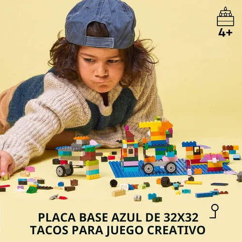 Miniatura 2 de LEGO Classic Blue Baseplate 11025 - Juego de juguetes de construcción para niños en edad preescolar, niños y niñas a partir de 4 años (1 pieza)