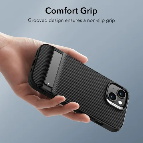 Miniatura 8 de ESR Funda para iPhone 14 Pro, 3 Modos de Soporte, Protección contra Caídas de Grado Militar, Compatible con Carga Inalámbrica, Cubierta Trasera