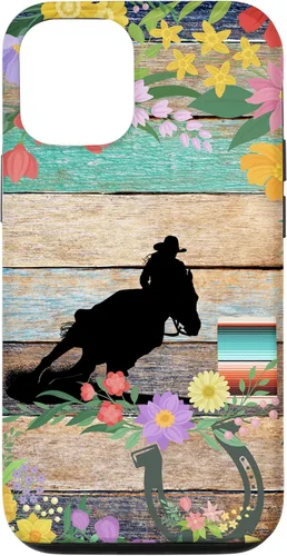 Miniatura 28 de Cute Serape Spring Flower Rodeo Western Horse Barrel Racing Case for iPhone 17