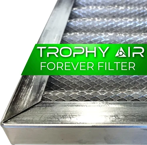 12x24x1 | Trophy Air | Merv 8 | Filtro para horno lavable | Filtro de aire para calefacción y HVAC de por vida | Filtro electrostático lavable |