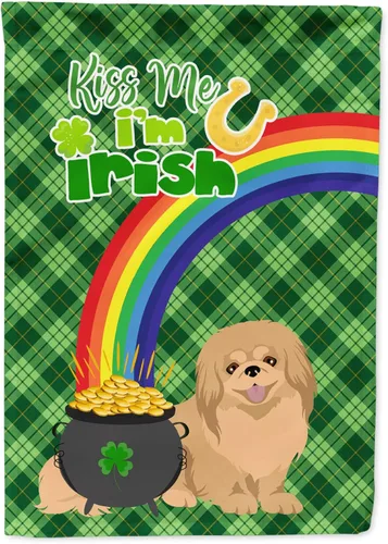 Miniatura 112 de Caroline's Treasures WDK4731GF - Bandera decorativa para jardín del día de San Patricio, color negro y tostado, Airedale Terrier, para jardín