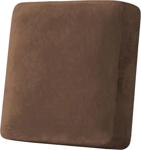 Miniatura 132 de H.VERSAILTEX - Funda de terciopelo elástica y afelpada para protección de cojines de sofá biplaza, silla o sofá, 2 piezas, tamaño grande, color gris