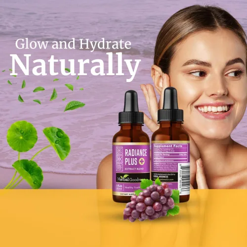 Herbal Goodness Radiance Boost - Colágeno líquido de 1 onza – Vital Proteins Péptidos de colágeno, glutatión liposomal, vitaminas para uñas y piel