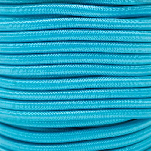 Miniatura 9 de Paracord Planet Cuerda elástica de nailon de 1/4 de pulgada Fabricado en los Estados Unidos Negro, 10 pies