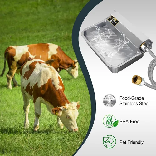 Miniatura 8 de Dispensador automático de agua de 1 galón/3.8 L para perros, dispensador automático patentado de tazón de agua para perros, dispensador de agua