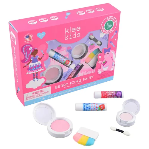 Miniatura 2 de Luna Star Klee - Kit de maquillaje para niños. Suave y no tóxico. Apto para niños. Fabricado en Estados Unidos (Berry Icing Fairy)