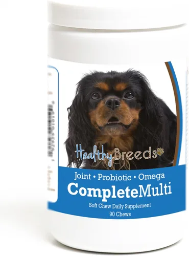 Miniatura 407 de Healthy Breeds Pug todo en uno multivitamínico suave masticable 60