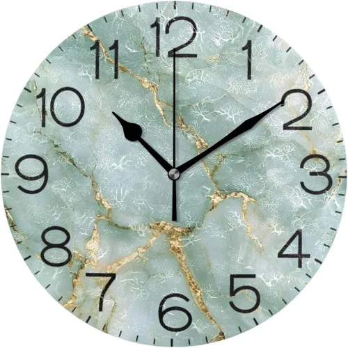 Miniatura 8 de Reloj de pared con diseño de gaviota de playa, reloj colgante decorativo, silencioso, sin tictac, para sala de estar, cocina, dormitorio