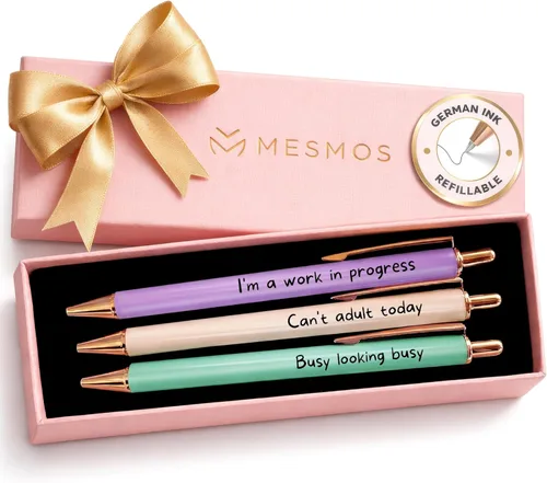 Miniatura 11 de MESMOS Paquete de 3 bolígrafos elegantes para mujer, regalos de mejor jefa para mujeres, regalo de agradecimiento al jefe, cumpleaños, día nacional