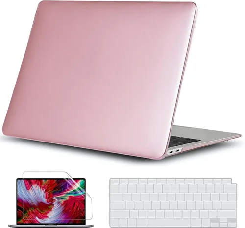 Miniatura 32 de GVTECH Funda para MacBook Air de 13 pulgadas (2010-2017) A1369 A1466 carcasa rígida de plástico, carcasa negra