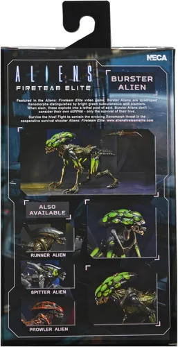 Miniatura 4 de NECA - Figura de acción Aliens Fireteam Elite Burster Alien de 7 pulgadas
