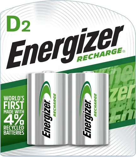 Miniatura 2 de Energizer Baterías recargables C y D, paquete combinado precargado de baterías C y D, 4