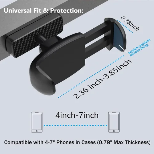 Miniatura 5 de TONDA Soporte magnético para teléfono para gimnasio: soporte magnético ajustable de 360 grados, soporte de trípode para teléfono, accesorios