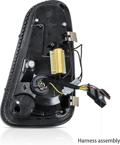 Miniatura 6 de Ensamble de luces traseras VLAND Compatible con BMW Mini R50 R52 R53 2001-2006, lámpara trasera Union Jack con DRL dinámico, luz trasera con señal