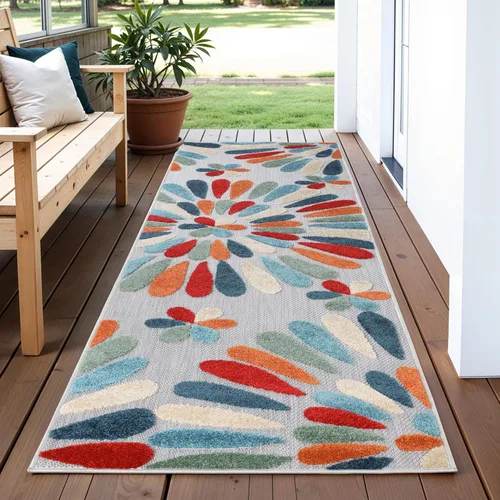 Miniatura 51 de SUPERIOR - Alfombra de interior y exterior, perfecta para patio, dormitorio, cocina, sala de estar, entrada, cuarto de juegos, guardería, cubierta