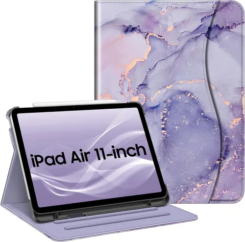 Miniatura 26 de Fintie Funda para iPad Air de 11 pulgadas M3 (2025) / M2 (2024), iPad Air de 5ª (2022) / 4ª generación (2020) de 10.9 pulgadas, funda protectora