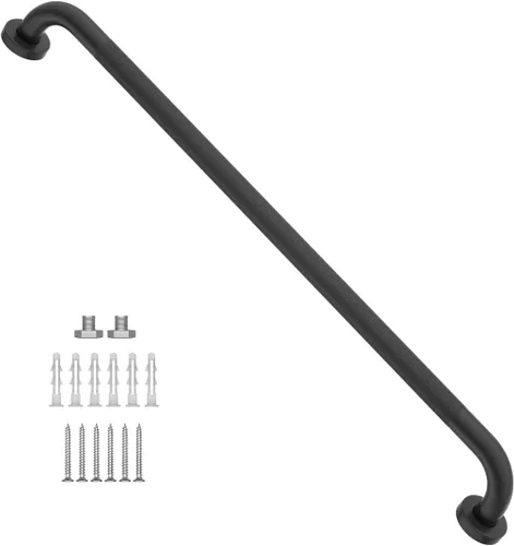 Miniatura 24 de Barra de agarre antideslizante para ducha de 24 pulgadas, acabado blanco frotado con aceite, diámetro de 1.25", Barra de agarre para baño Munzong