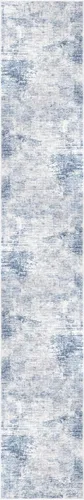 Miniatura 921 de IOHOUZE Alfombra abstracta lavable de 3 x 12 pies para pasillos, antideslizante para cocina, camino de entrada de lana sintética para interiores