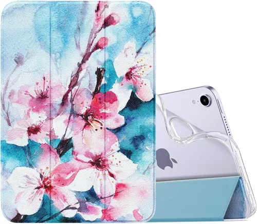 Miniatura 12 de MoKo Funda para el nuevo iPad mini 7 (A17 Pro) 2024, Funda para iPad mini de 6ª generación 2021 (21,08 cm), Funda para iPad mini 6, Funda trasera