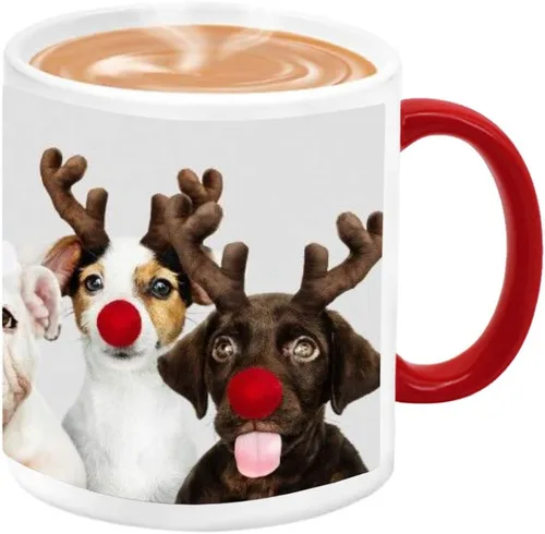 Miniatura 5 de Queena Taza personalizada con foto sensible al calor, taza de café personalizada mágica que cambia de color para añadir foto con logo en tazas
