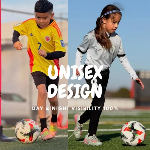 Miniatura 2 de Balón de fútbol profesional tamaño 4 y 5 – Pelota de entrenamiento y partido sin costuras para jóvenes, niños y adultos, piel sintética impermeable