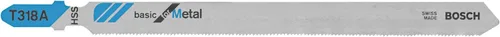 Miniatura 11 de Bosch T118BF 5 piezas de 3-5/8 Pulg. Hojas de sierra de calar con mango en T flexibles para metal