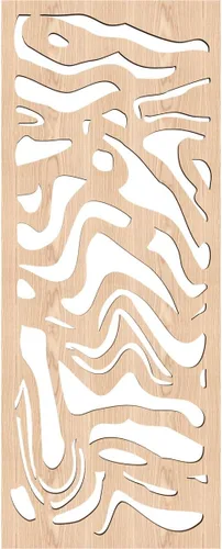 Miniatura 4 de Northfield - Paneles de pared de madera con calado con perforaciones decorativas, 9 3/8 pulgadas de ancho x 24 3/8 pulgadas de alto x 3/8 de alto
