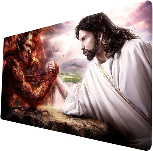 Miniatura 17 de MTG - Tapete de juego con bordes cosidos, alfombrillas MTG para MTG DTCG CCG RPG Trading Card de 24 x 14 pulgadas, alfombrillas de juego TCG