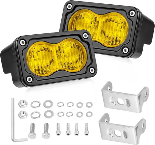 Miniatura 23 de Cápsulas LED ámbar, parte AKD de 3 pulgadas, luz LED de conducción de 40 W, luz LED todoterreno, luz de trabajo LED amarilla, luces antiniebla