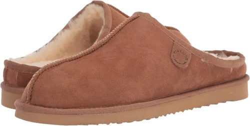 Miniatura 6 de Fireside by Dearfoams Pantuflas de grafton de piel de oveja para hombre