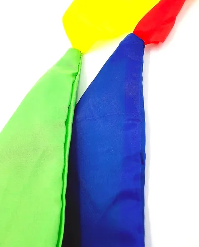 Miniatura 7 de sumrica 2 bufandas mágicas de seda que cambian de color, bufandas para calles de truco de magia, pañuelo para niños y adultos, regalo de fiesta