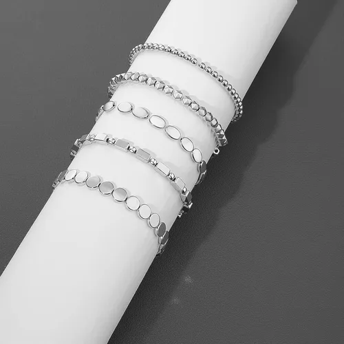 Miniatura 4 de 1800 cuentas doradas para hacer joyas, cuentas espaciadoras surtidas, cuentas de cubo en forma de Rondelle, cuentas de columna de tubo, cuentas