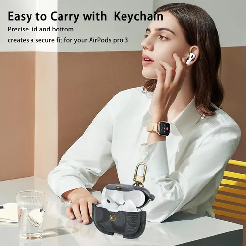 Miniatura 7 de Funda protectora para AirPods Pro 3 (2025), funda protectora de cuerpo completo compatible con AirPods Pro de 3ª generación para mujeres y hombres