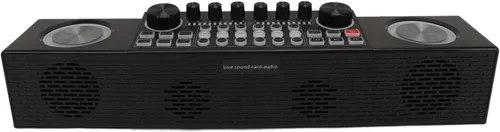 Miniatura 3 de Máquina de karaoke, altavoz inalámbrico de ajuste digital para máquina de karaoke con micrófono para fiesta en casa