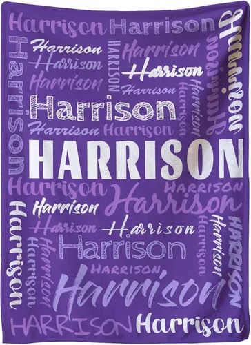 Miniatura 13 de Manta personalizada, manta de bebé personalizada, nombre personalizable, 28 x 39 pulgadas, manta personalizada con nombre de bebé, mantas Color 4
