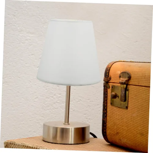 Miniatura 8 de CALLARON Lámpara pequeña de tela con clip para lámpara de mesa de pared (beige) Pantalla de tela para luz de mesa